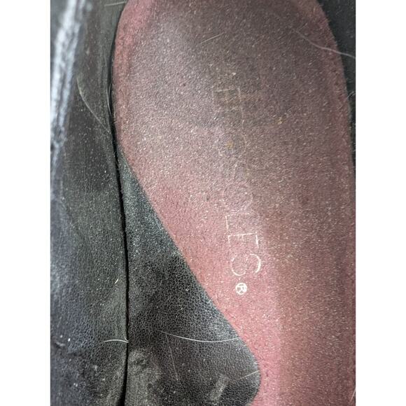 Aerosoles Y2K 2000s black denim suede square toe kitten heels size 7.5 - Picture 11 of 11